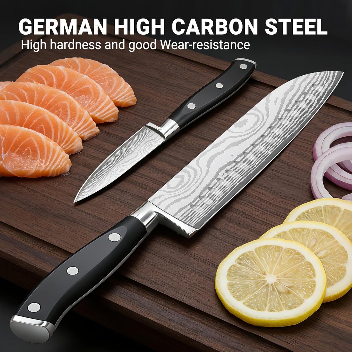 Buyereviews's tweet photo. ⏰ Limited Time Deal ⬩➤ Razor Sharp 2PCS Professional Kitchen Knife Set with High Carbon Steel Damascus Pattern

🤑 Get 40% off and enhance your kitchen experience today!

• Retail Price: $59.99
• Discounted Price: $35.99
• Promo Code: TMD2SO8H
• View on Amazon: https://t.co/eSEFZ0a6Yq

Follow us for daily savings: 
https://t.co/pvgR8doC0n

#ad #deal