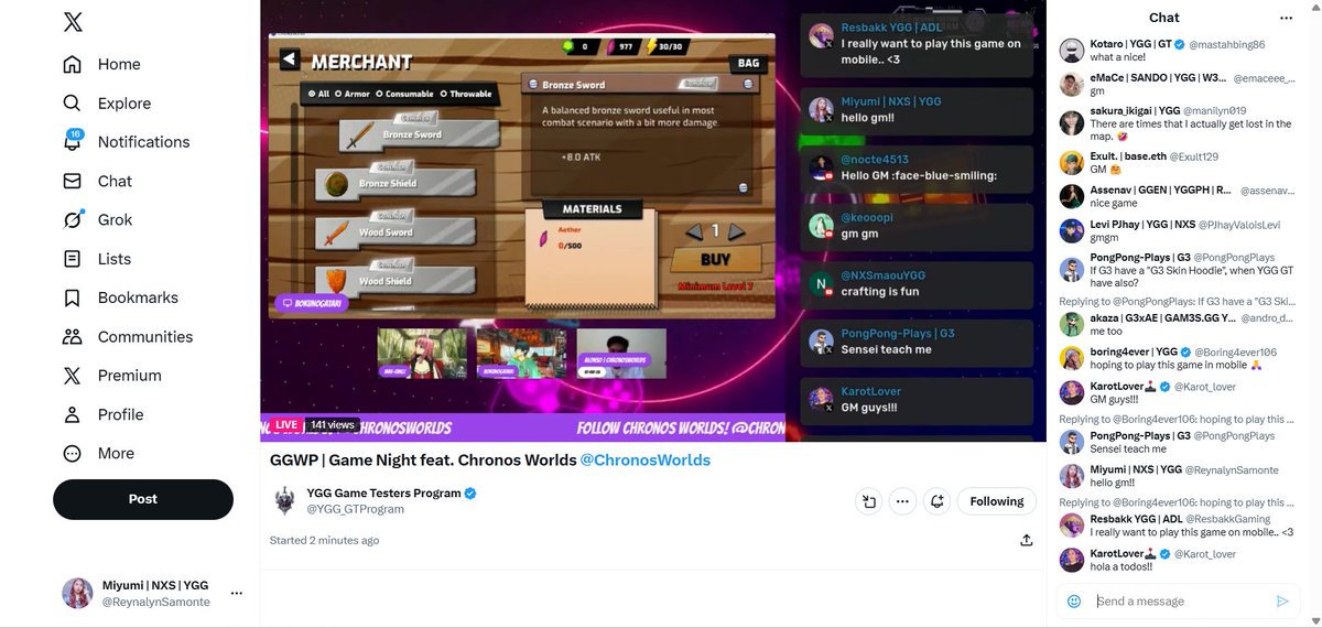 Miyumi | NXS | YGG tweet media