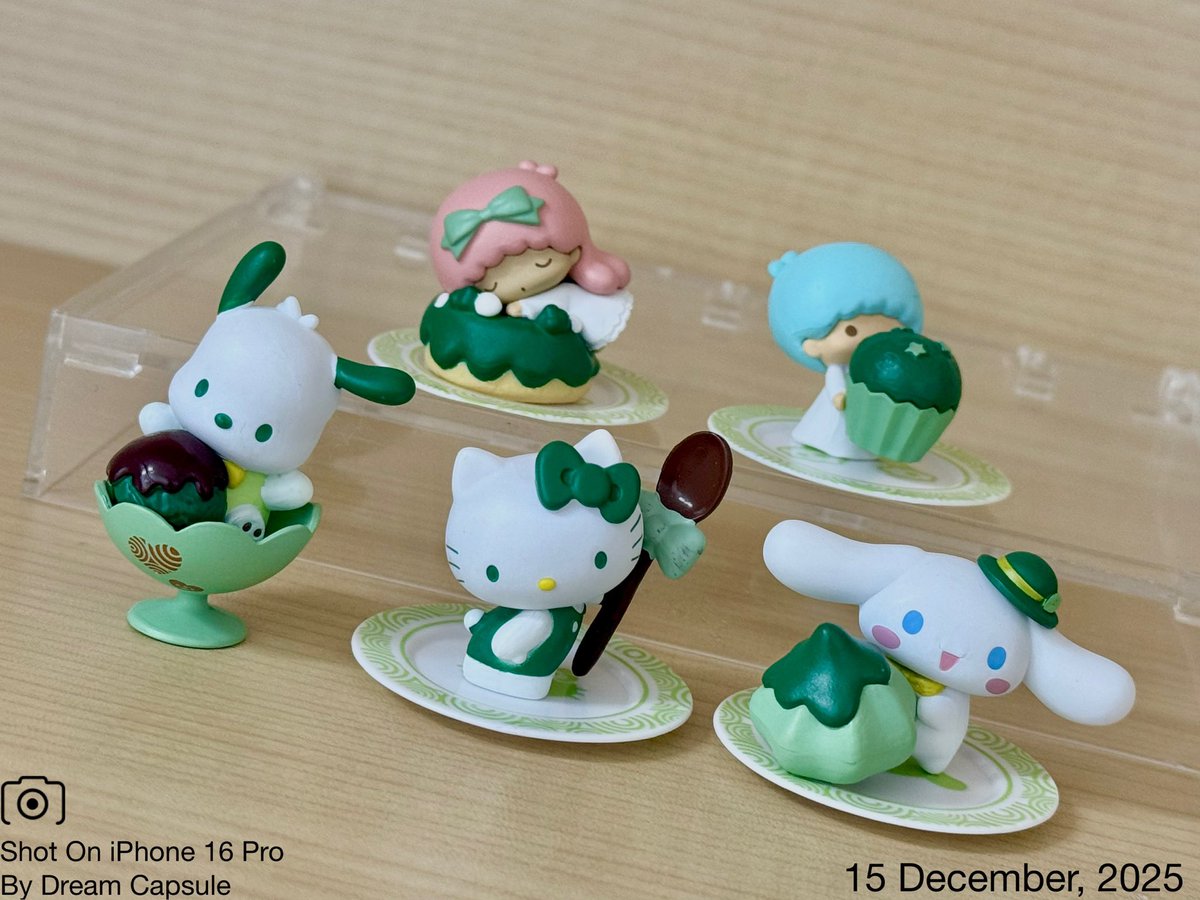 🌟新入荷ガチャ商品プレゼントCP🌟 抹茶スイーツ風の可愛いフィギュア