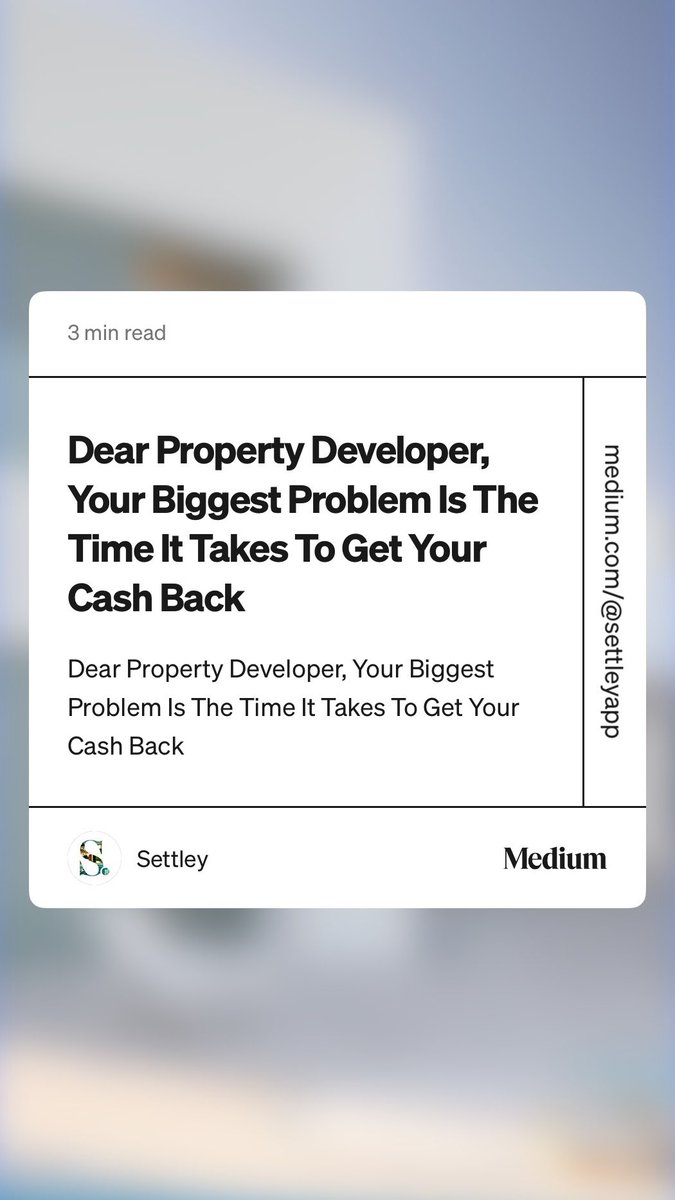 Your asset/property tokenized on <a href="/SettleyApp/">Settley</a> means you can sell in minutes, recover capital, and move your liquidity way quicker than the traditional financial system lets you. 

medium.com/@settleyapp/de…