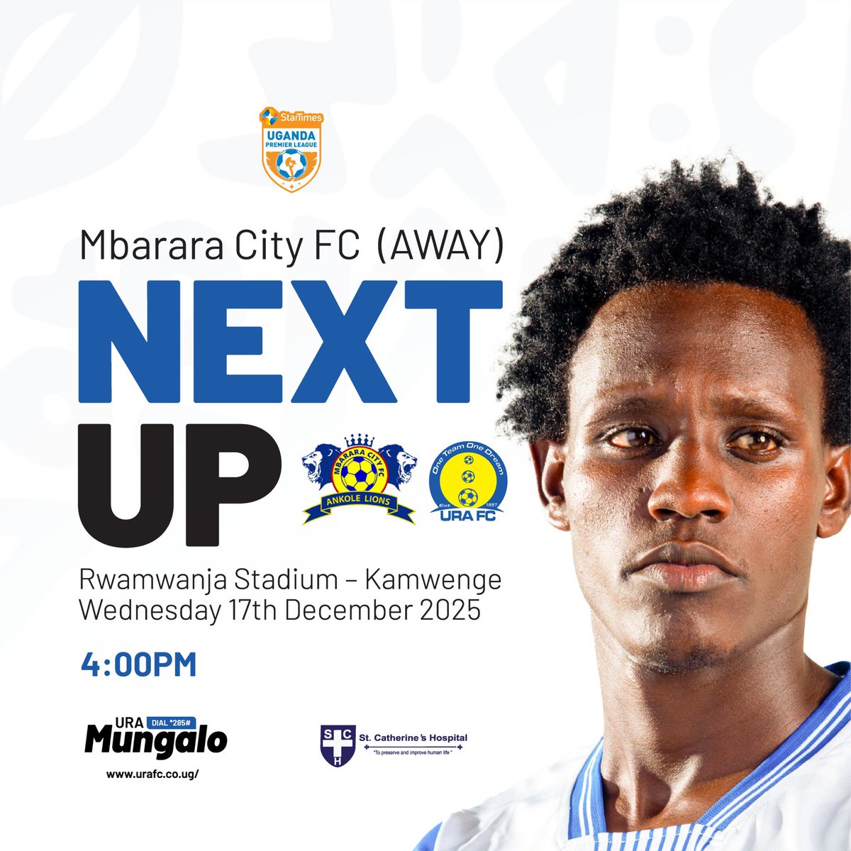 Last dance of the year, on the road 🎶
<a href="/TeamMbararaCity/">Mbarara City FC Official</a> , we’re coming to finish the year strong!
Let’s end it on a high, Tax Collectors 🔥⚽️💪

#URAFC | #OneTeamOneDream | #StartimesUPL | #MBAURA