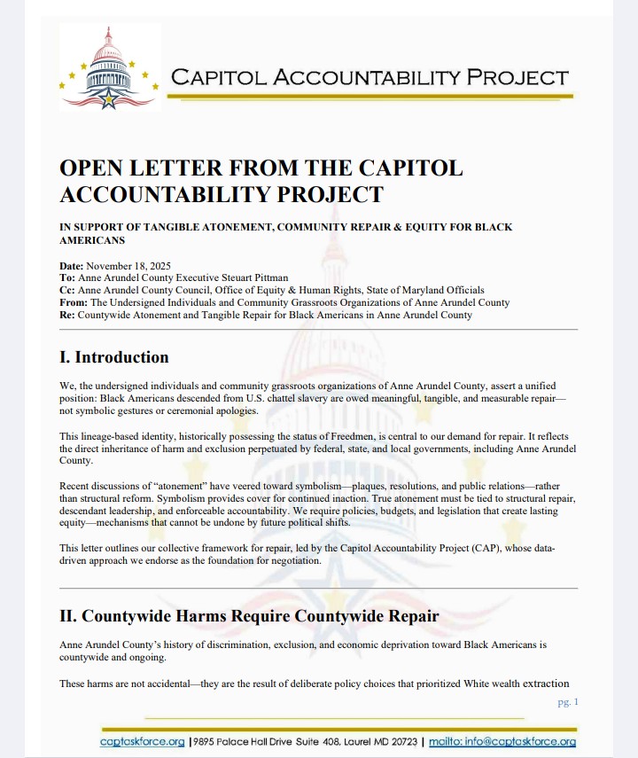 Capitol Accountability Project (C.A.P.) tweet media