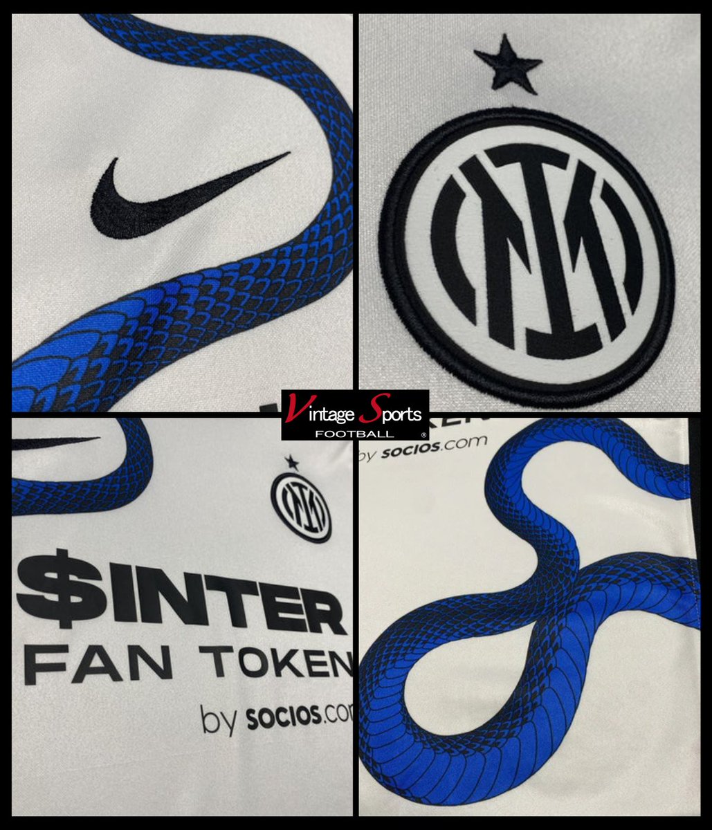 VintageSports1's tweet image. 【商品情報】吉祥寺店
【2021/22】#インテル

ミラノの象徴「蛇」がボディに巻き付いたようなデザインのアウェイモデル☆

クラブの愛称のひとつである「ビショーネ（=大蛇）」を体現しています☆

詳細は吉祥寺店またはオンラインショップで⇩
vintagesports-football.store/collections/ki…

#FCIM #IMInter