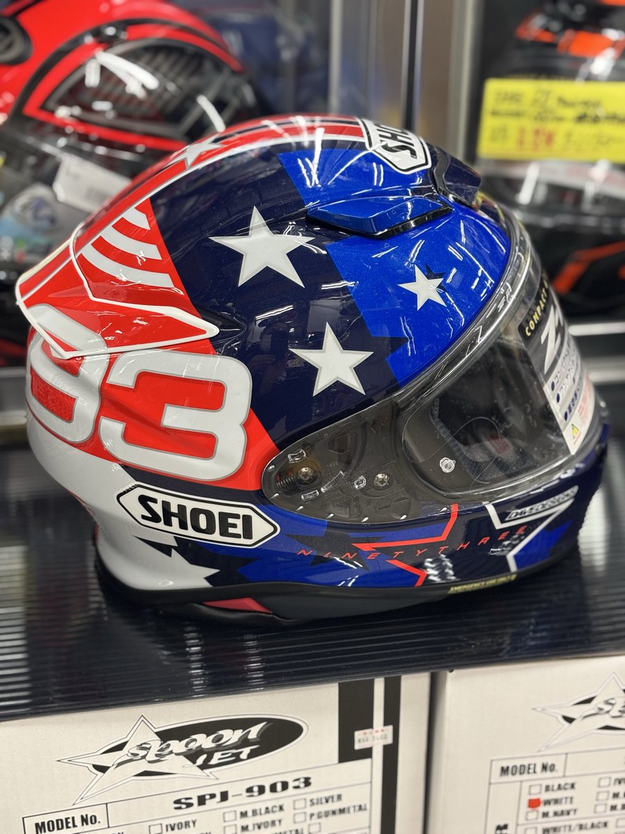 横浜店】 SHOEIヘルメット特価情報！ Z8マルケスアメリカンスピリット