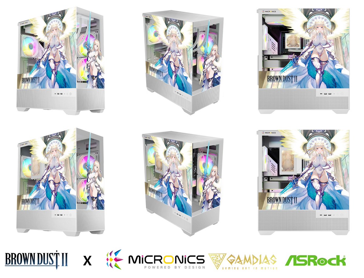 🔥【ブラウンダスト2×HANMI MICRONICS】 限定版PCケース発売