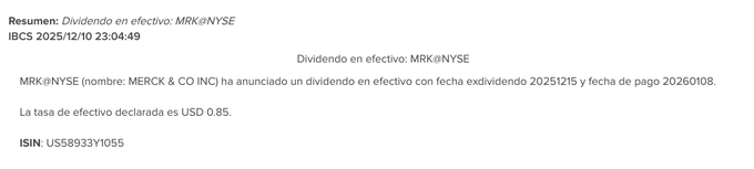 himoneet55's tweet photo. Merck&amp;Co no solo no quebró y se ha revalorizado desde mínimos, sino que nos sube el dividendo un 5%.
$MRK https://t.co/L4wWTogRrZ