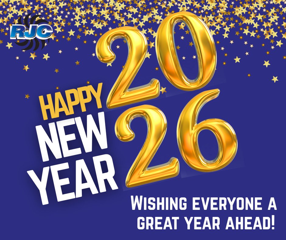 As the year comes to a close, the RJC team wish you all a brilliant 2026, filled with health, wealth &amp; good times. A huge thank you to our team, suppliers, clients &amp; supporters for being brilliant this year. Have a great time tonight, whatever you have planned -see you in 2026!