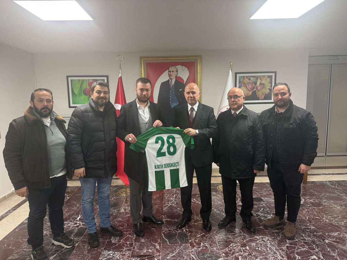 Giresun Batlama Spor Kulübü Başkanı Oguzhan Konal ve yönetimine nazik ziyaretleri için teşekkür ediyor, çalışmalarında başarılar diliyorum.