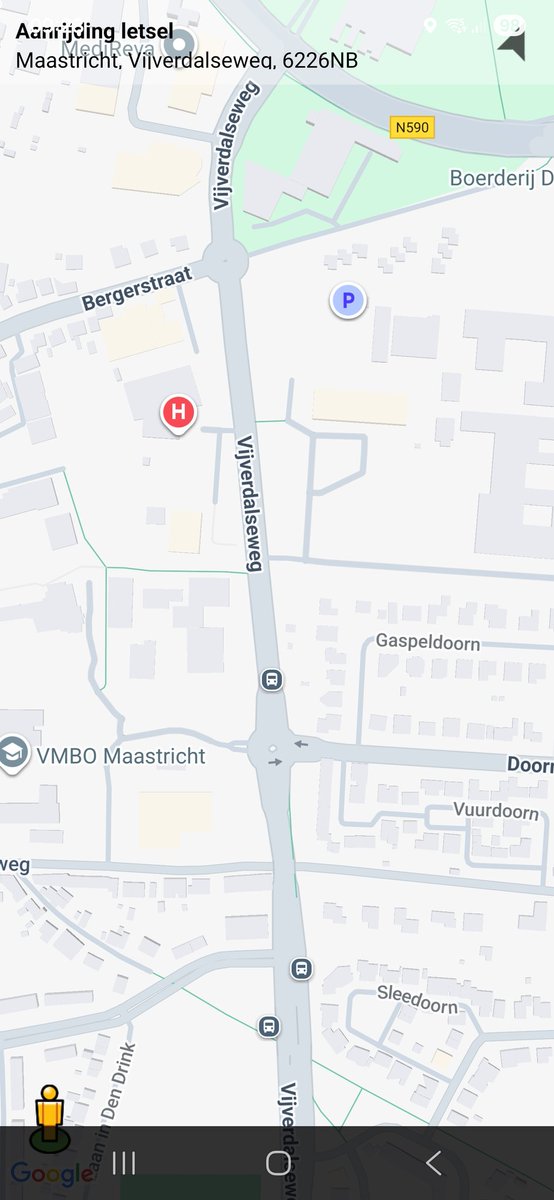 Aanrijding met letsel op Vijverdalseweg