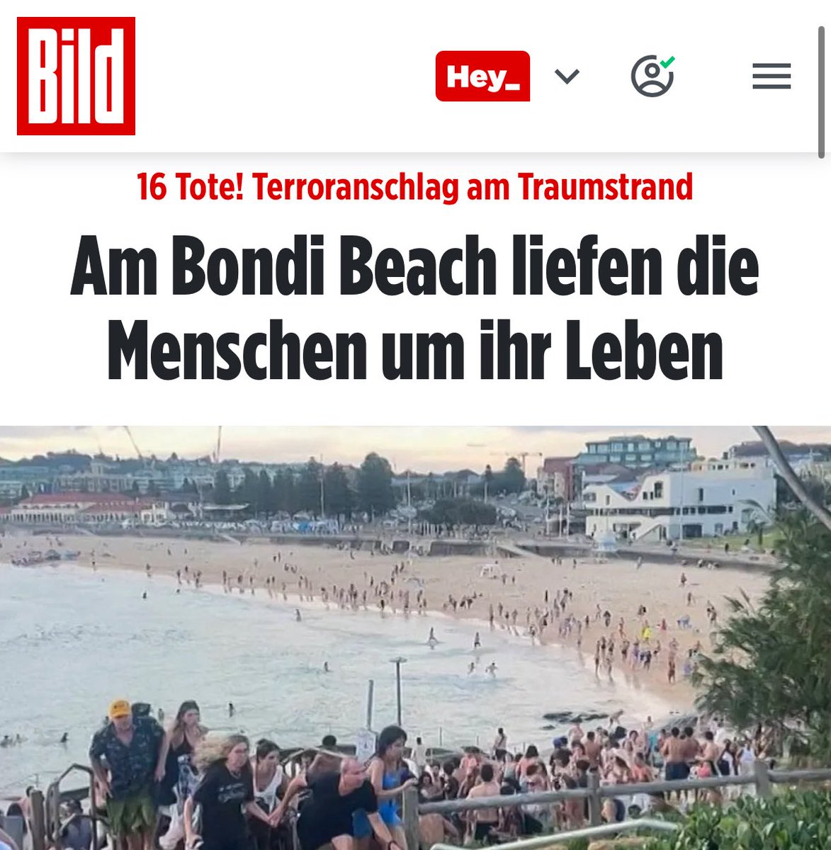 Der feige terroristische Angriff am #bondibeach in Sydney macht nicht mehr betroffen, er macht wütend! Die Textbausteine von vor allem Linken und Grünen sind unerträglich, weil sie unehrlich sind. Wer #Antisemitismus bekämpfen will, kann nicht wegschauen, wenn auf Deutschlands