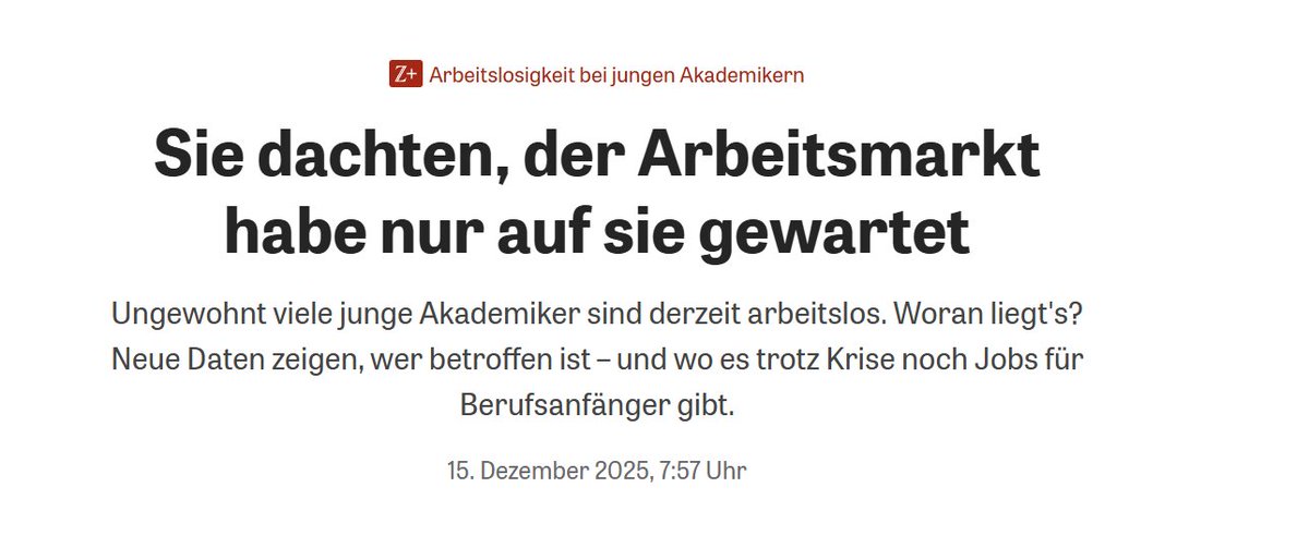 Generation Z trifft auf die neue deutsche Realität! 

Da werden sich noch viele viele wundern! 

zeit.de/arbeit/2025-12…