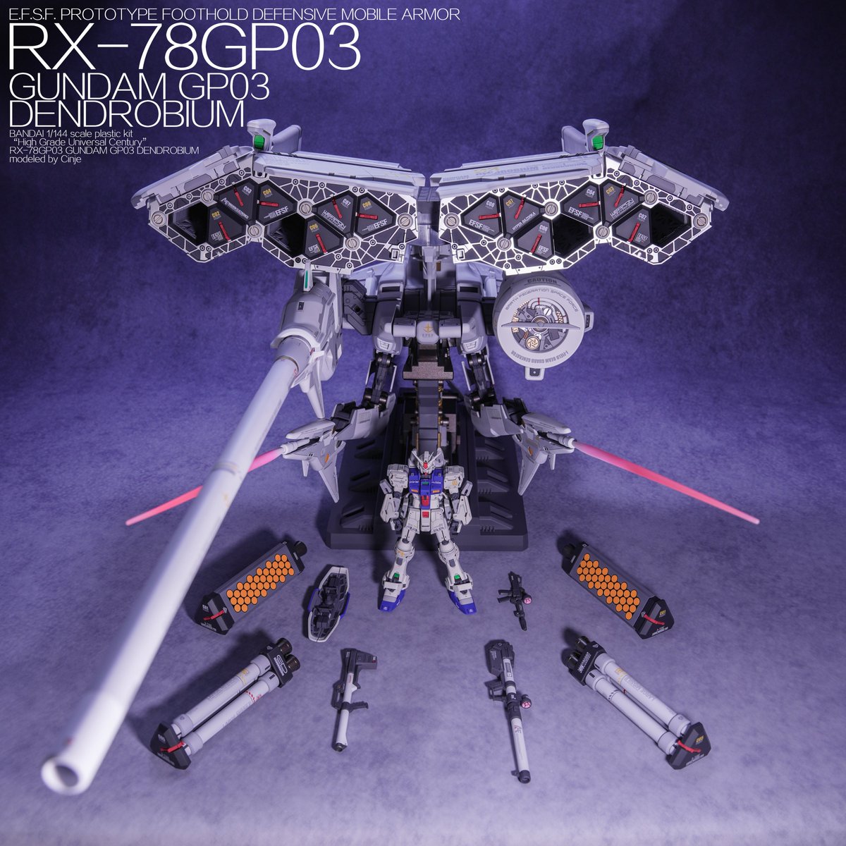 astrayqcinje's tweet photo. HG GP03D DENDROBIUM ROLLOUT part2
#GP03
#GP03D
#gundam0083 https://t.co/8AbxGHoawK
