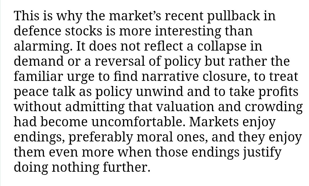 PolemicTMM's tweet image. Today's blog

polemics-pains.blogspot.com/2025/12/prepar…

European armament co.s  have sold off on hopes for a Ukraine deal, but UK/EU need to build up stocks.