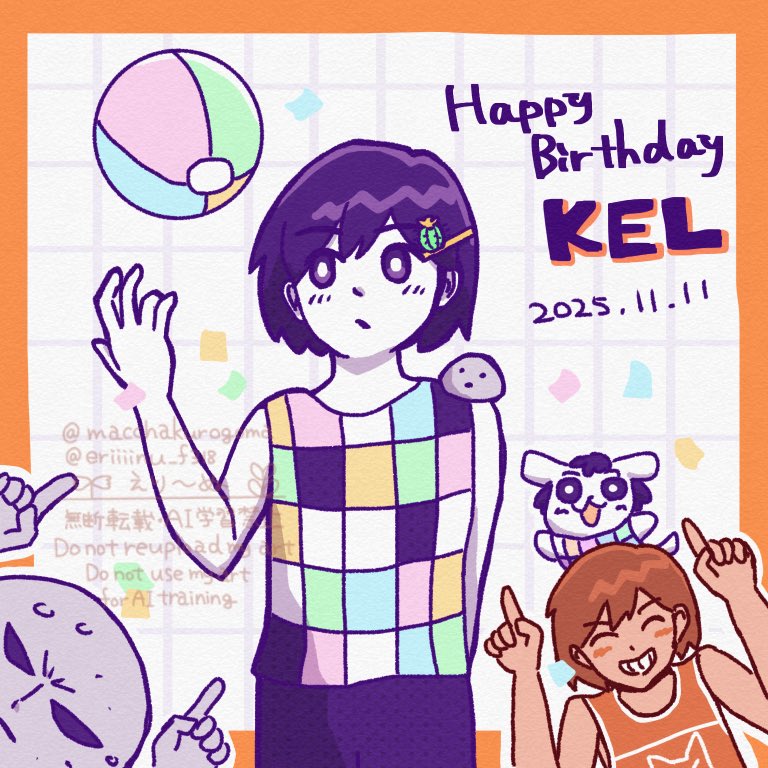 # 今年もあと1ヶ月になりましたが画力がどうなったか見てみましょう

あまり変わってない気がする
そしてちょうど兄弟
←1月　11月→