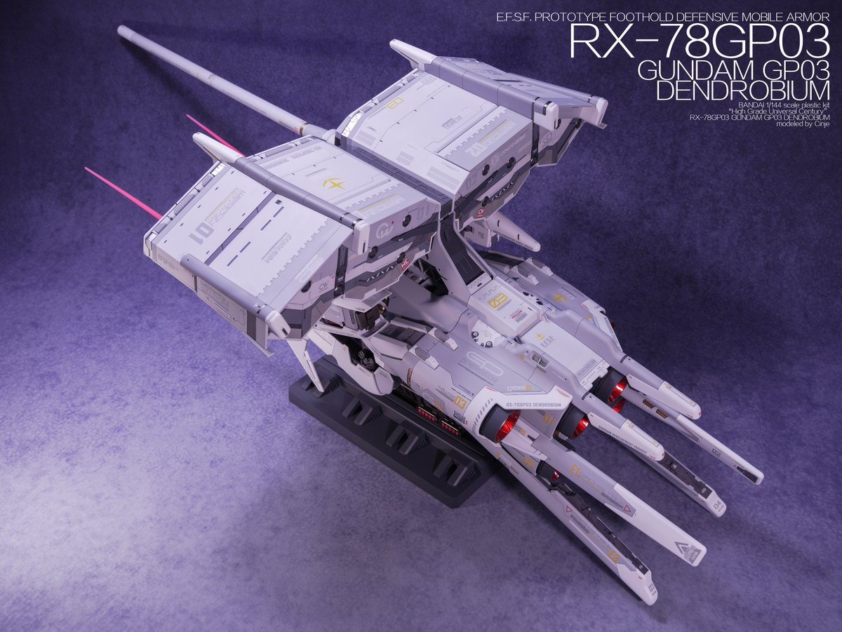 astrayqcinje's tweet photo. HG GP03D DENDROBIUM ROLLOUT part5
#GP03
#GP03D
#gundam0083 https://t.co/8k8hdADET3