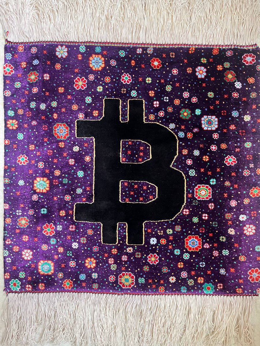 pegahrug's tweet photo. #Bitcoin hand-knotted rug 🧡
2025 Production Orders. https://t.co/5C8md9FqbP