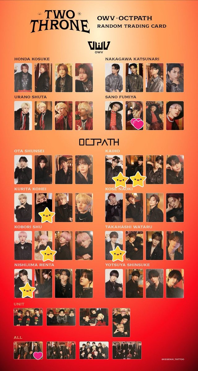交換・買取 OWV OCTPATH TWO THRONE トレカ 【譲】5000円購入特典 中川