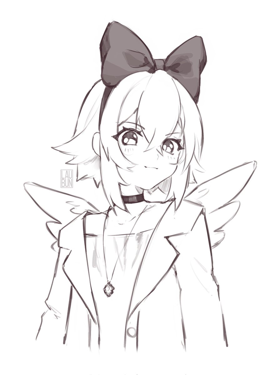 Some headshot drawings of friends in-game characters #BPSR #BlueProtocolStarResonance