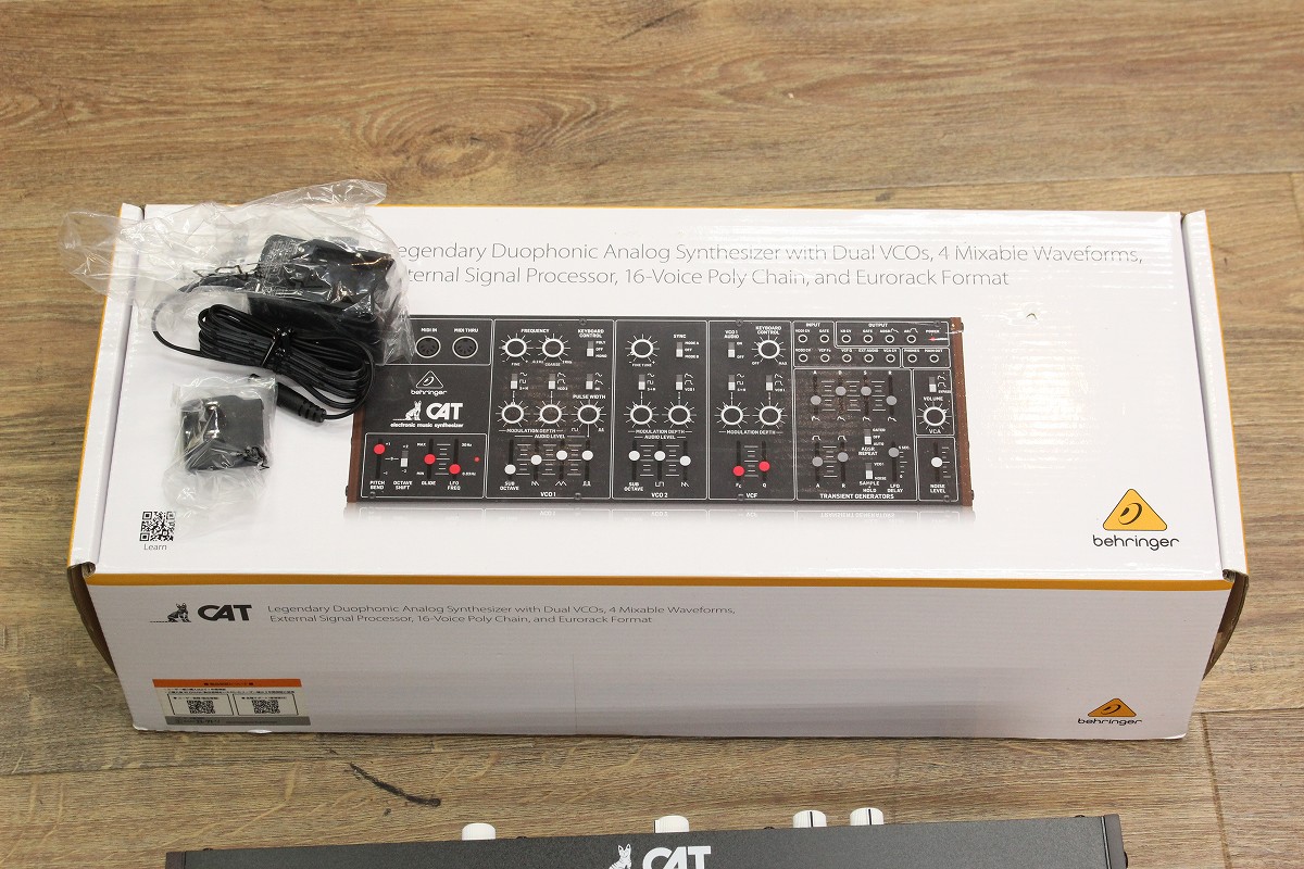 BEHRINGER CATが中古で入荷！ デュアルVCO、4つの波形をミックス可能で
