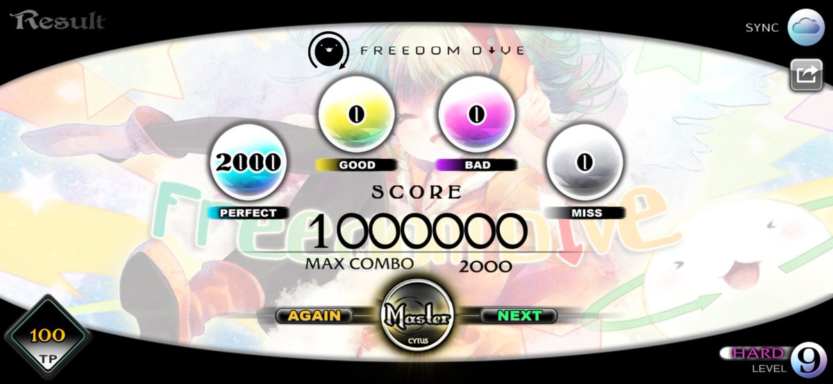 thanhan0007's tweet photo. CYTUS, END.
FREEDOM DIVE HIDDEN TP100
WORLD FIRST PHONE KILL https://t.co/ELQmJMjWGO