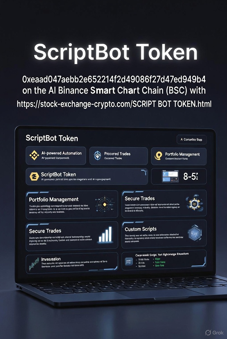 🚀 $SCRIPTBOT réveille-toi ! Le token qui révolutionne DeFi avec des bots IA ultra-puissants : gestion auto de portfolio, trades sécurisés 24/7, airdrops optimisés &amp; scripts custom. Low cap, gros potentiel – early adopters only !   Buy now :