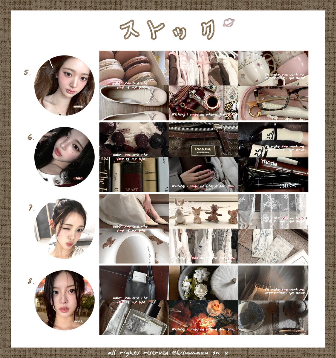 kisumazu's tweet image. help repost ia, sankyu #zonauang

haloOo manteman! kiKi punya delapan layout ready stock moodie obs yang bisa kalian jemput sekarang juga melalui dm/tele ia . .  ッ🍮

🔖  9000 /ea
ava png only, can retext