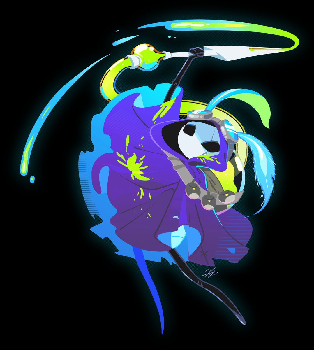 트친 할나기반캐가 아름다워서 멋대로 그려버림