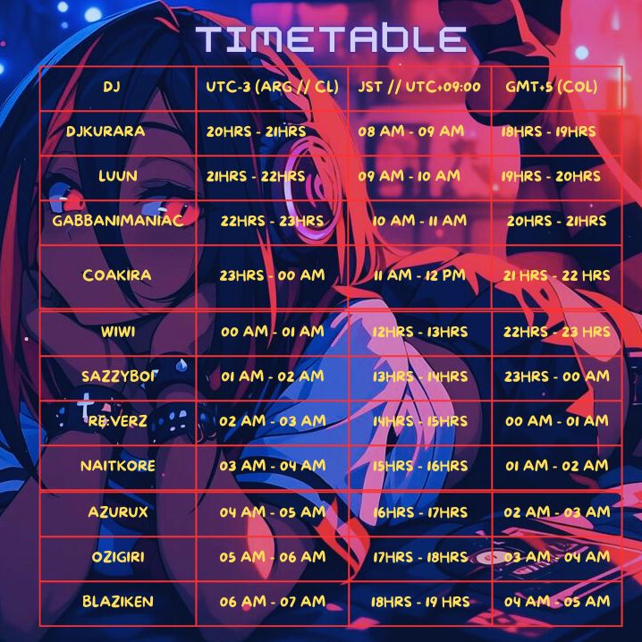 🔥 <a href="/WeAreHardcore71/">WeAreHardcore(WIWI)</a>  🔥
悟りの天国 X WE ARE HARDCORE 

WE ARE HARDCORE B-DAY 🥳🎉🔥

DATE: 20/12/2025   &amp;  21/12/2025

START:⏰ 20:00 HRS (UTC-3) //
 ⏰18:00 HRS  (GMT+5) //
⏰ 08:00 AM (JST) [21 DECEMBER] 

LIVE: 

TWITCH: Twitch.tv/Satorinotengoku
TIKTOK: tiktok.com/@we_are_hardco…