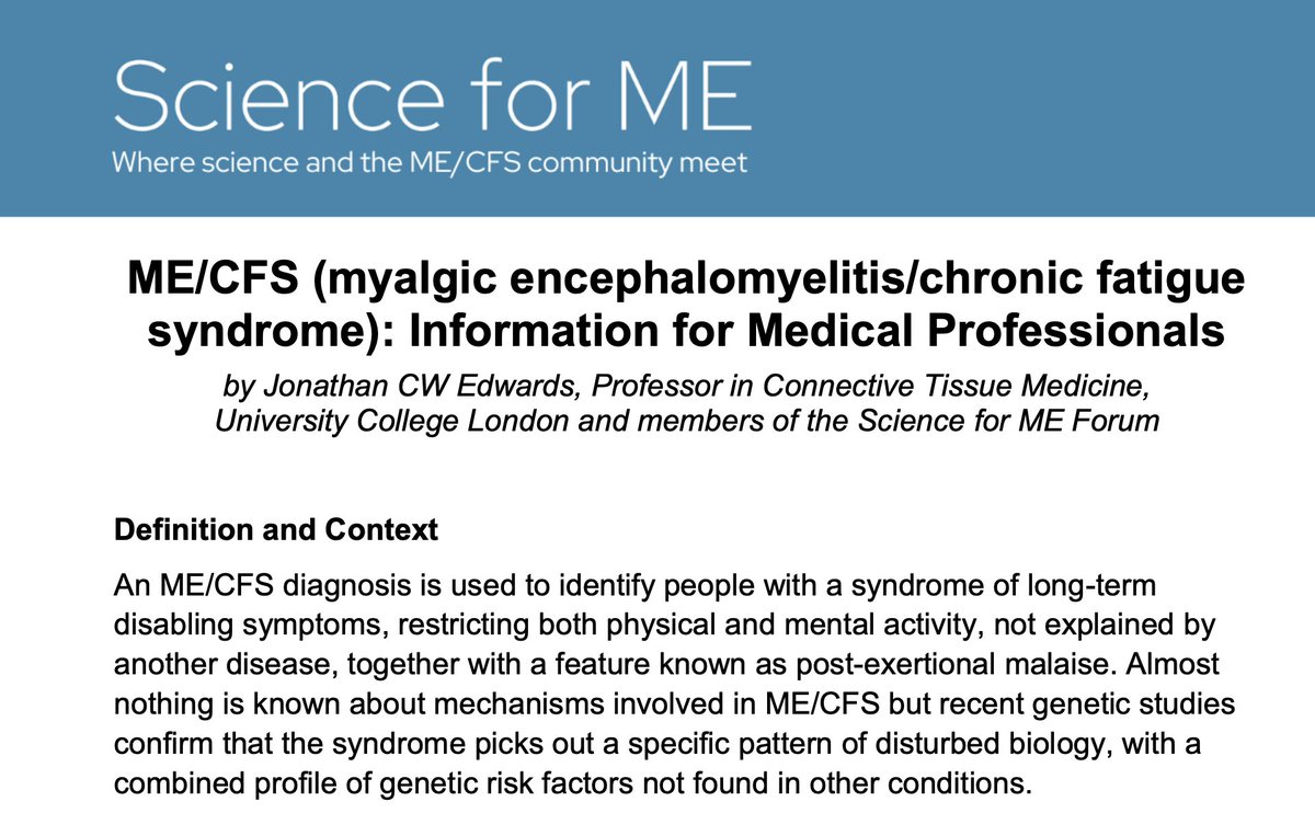 ME/CFS Science tweet media