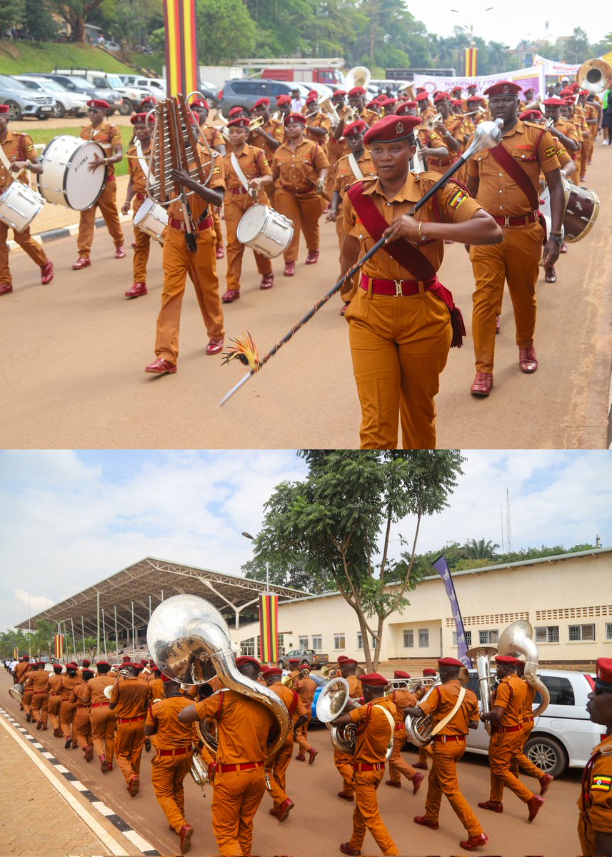 UgandaPrisons's tweet photo. The @JudiciaryUG National Court Open Day procession, led by the Prisons Brass Band, is en route to Kololo Ceremonial Grounds! 🚶♀️⚖️
The parade is moving from the Judiciary Headquarters via Kampala Rd, Jinja Rd and Wampewo Avenue. Come meet us at Kololo.
#Judiciary #CourtOpenDay #NCOD25