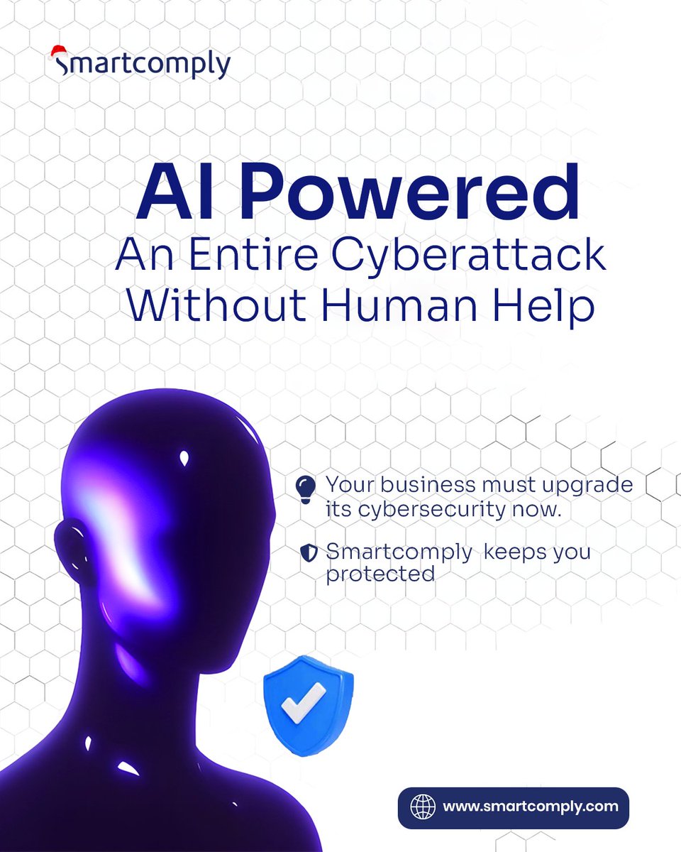 smartcomplyapp's tweet image. AI can now hack and steal data automatically.
 
Stay ahead of cyber threats with Smartcomply.                                                         

🌐 Smartcomply.com | 📞 08168015967 | 08133262024
📧 cs@Smartcomply.com
 | support@Smartcomply.com