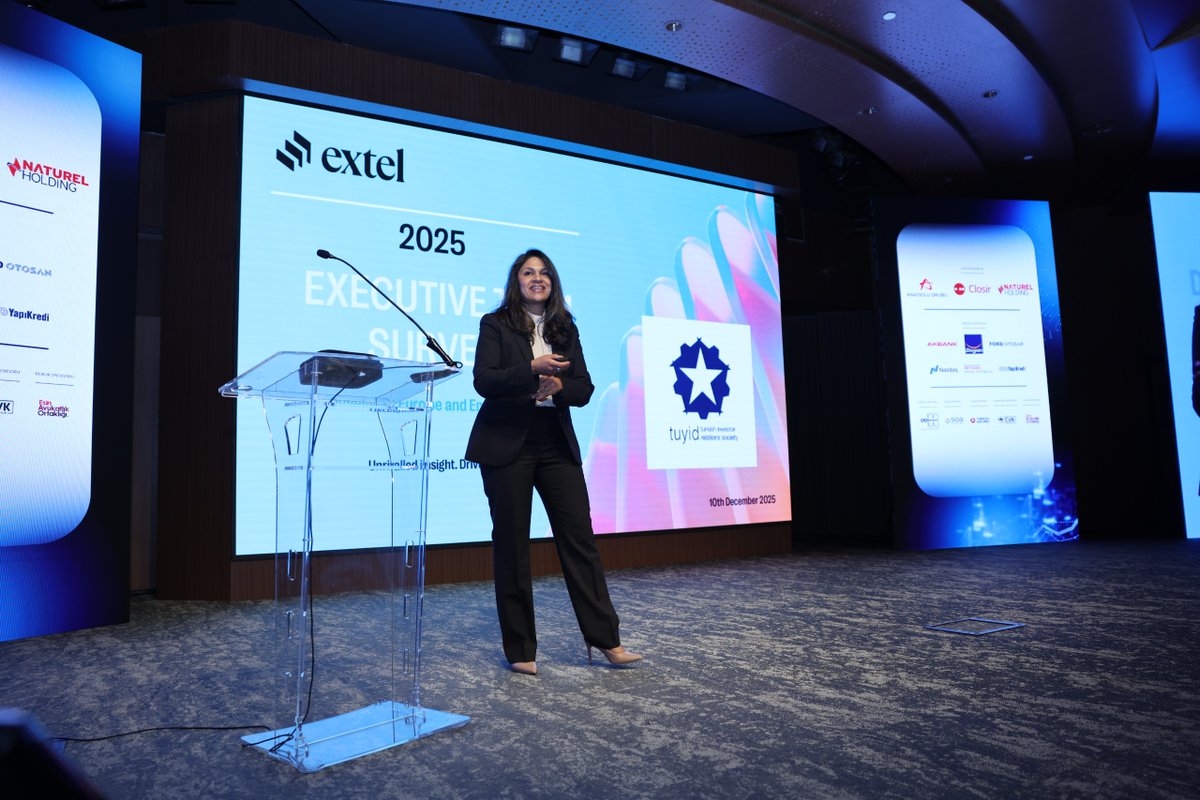 14.TÜYİD Yatırımcı İlişkileri Zirvesi

Extel Kurumsal Ürün, Stratejik İş Birlikleri ve Ürün Geliştirme Avrupa ve Gelişen EMEA Direktörü Amani Korayeim, “Türkiye Yatırımcı İlişkilerine Bakış: Gelişmekte Olan EMEA’da Bölgesel Liderlik” başlıklı sunumuyla bizlerleydi.