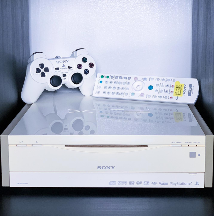 PlayStalgiaX's tweet image. The PSX was a Japan exclusive DVR+PS2 home entertainment system. It was released in 2003. 

This was the first device to use Sony’s XMB UI which was later used for the PSP in 2004.