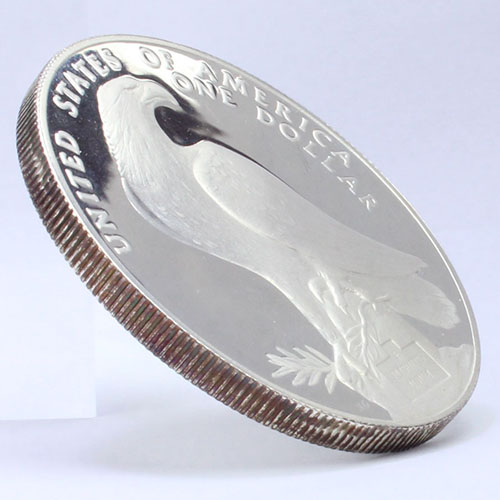 🇺🇸アメリカ合衆国 1984年 1ドル銀貨 ハクトウワシ》 ☆ロサンゼルス