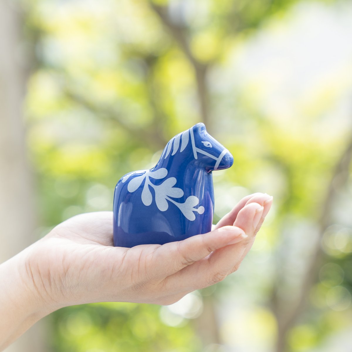 ココロシズカの午（青）】 干支シリーズ、二周目がスタート。 二周目の