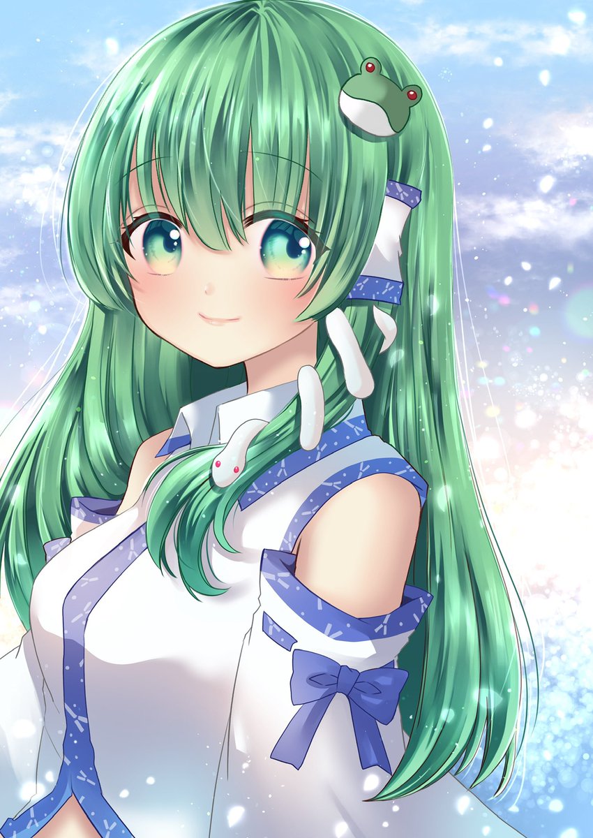 東風谷早苗 「」|結希 花🌷yuuki hana ♡東方展示界♡のイラスト