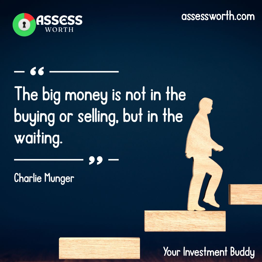 assessworth's tweet image. This isn't about perfectly timing the market; it's about giving your quality investments enough time to let the magic of compounding work its exponential wonders.

#CompoundInterest #InvestmentTips