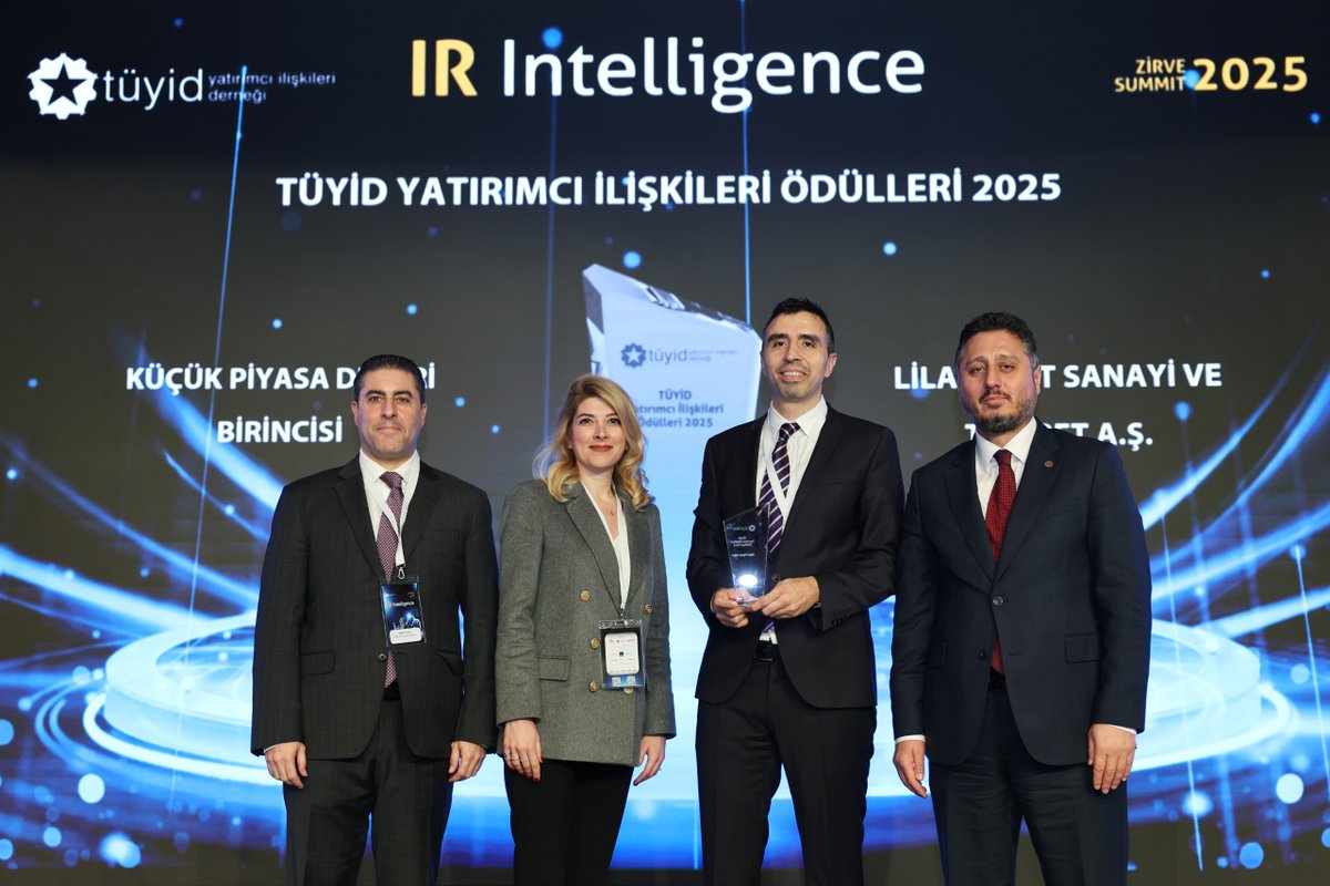 🌟 The Winners of the 2025 TUYID - Turkish IR Society Investor Relations Awards Have Been Announced! 🌟

🎉 2025 Investor Relations Award Winners by Market Cap Category:

⭐ Large Market Cap: Aselsan
⭐ Mid Market Cap: Türkiye Sigorta
⭐ Small Market Cap: Lila Kağıt
