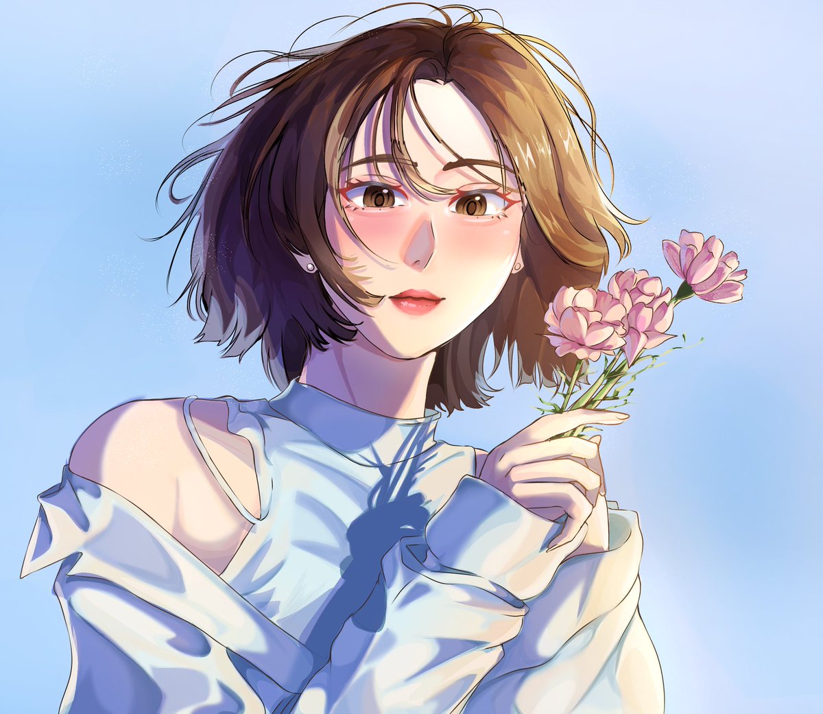 Jeromlight28's tweet photo. My artstyle and the reference 🩵✨
#fypシviral #Fanarts https://t.co/QGPMOYtnvr