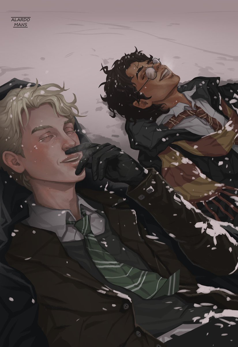 A little bit of Christmas mood ❄️

#drarry #HarryPotter #DracoMalfoy #harco #art