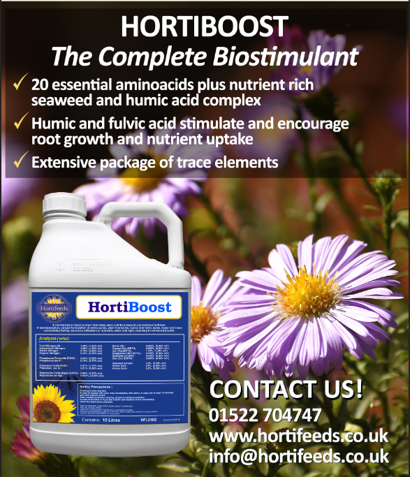 Hortifeeds's tweet photo. Unique, powerful package of 20 essential #amino-acids, nutrient rich #seaweed #humic acid complex and trace elements #HortiBoost stimulates #root growth and nutrient uptake boosting #crop vigour and health   Contact our team here https://t.co/evTsw4JLlz 

#horticulture #hortifeeds #agronomy #UKHorticulture #OrnamentalPlants #PlantNutrition #BritishGrowers #HorticultureUK #FeedingInnovation #GrowWithUs #MadeInTheUK @Waineroonie @DixonGiles51960