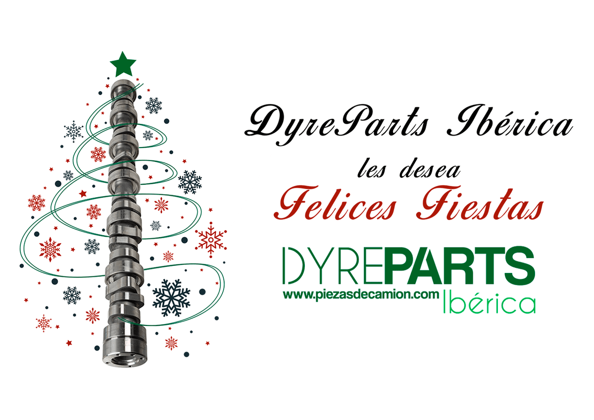 DyreParts's tweet photo. ¡El equipo de DyreParts Ibérica les desea Felices Fiestas!
🎉🚛 🍾🥂🎊🎄
➡️ https://t.co/dZqyTDjVa3
#DyrepartsIbérica #FelizNavidad2025 #Feliz2026 #BoNadal #MerryChristmas #transportistas #BuenaRuta https://t.co/v9FUgqfLta