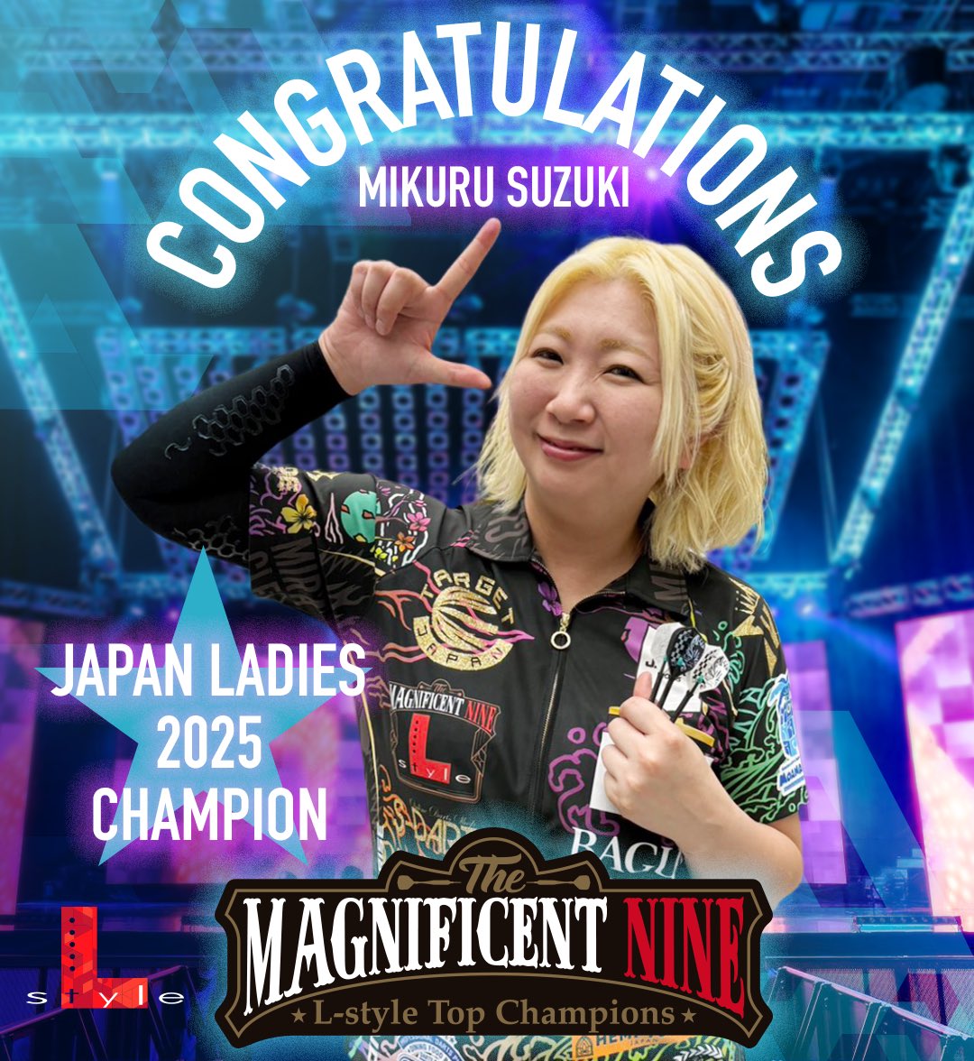 鈴木未来選手CONSTRUCTORSCHAMPION2019 🏆JAPANLADIES 2025 CHAMPION🏆 🦊鈴木 未来選手🎉 シーズン途中では