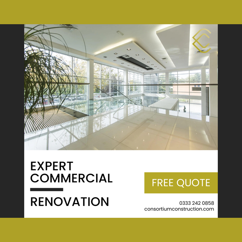 consortium_cc's tweet photo. Expert commercial renovations tailored to exceed your expectations. Trust Consortium Construction for superior quality and professionalism.

Elevate your space today—contact us to discuss your project!

0333 242 0858
contact@consortiumconstruction.com

#CommercialRenovation https://t.co/Q537rjcSrq