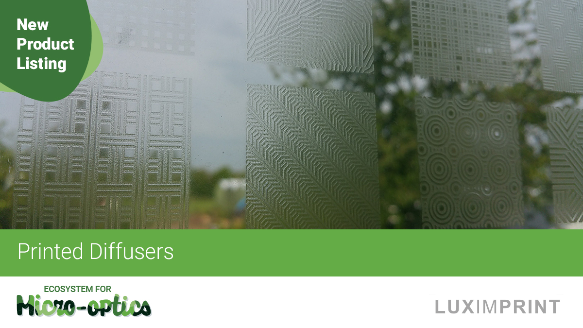 MicroOpticsEU's tweet photo. Check out this new listing for optical diffusers with customizable scattering profiles and optional frosted or non-frosted finishes by @luximprint  https://t.co/rHi4EHWA5W 
#phabulous #lighting #3Dprinting https://t.co/jtoKuO85m1