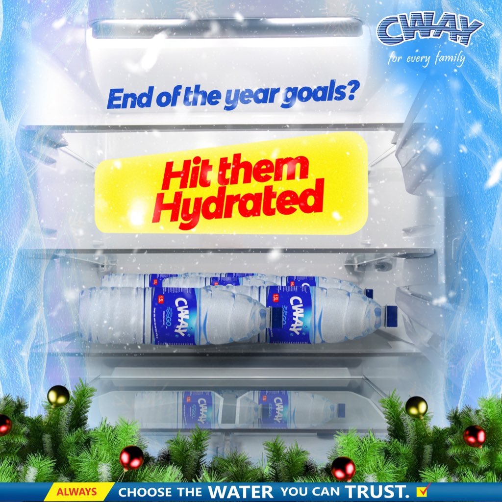 December is about finishing strong, closing loops, chasing wins, and staying hydrated through it all.

Move smart. Stay ready. Keep hydration close. 💧🎯

#CWAYOTG #DecemberGoals #FinishStrong #StayHydrated #OnTheGoLiving