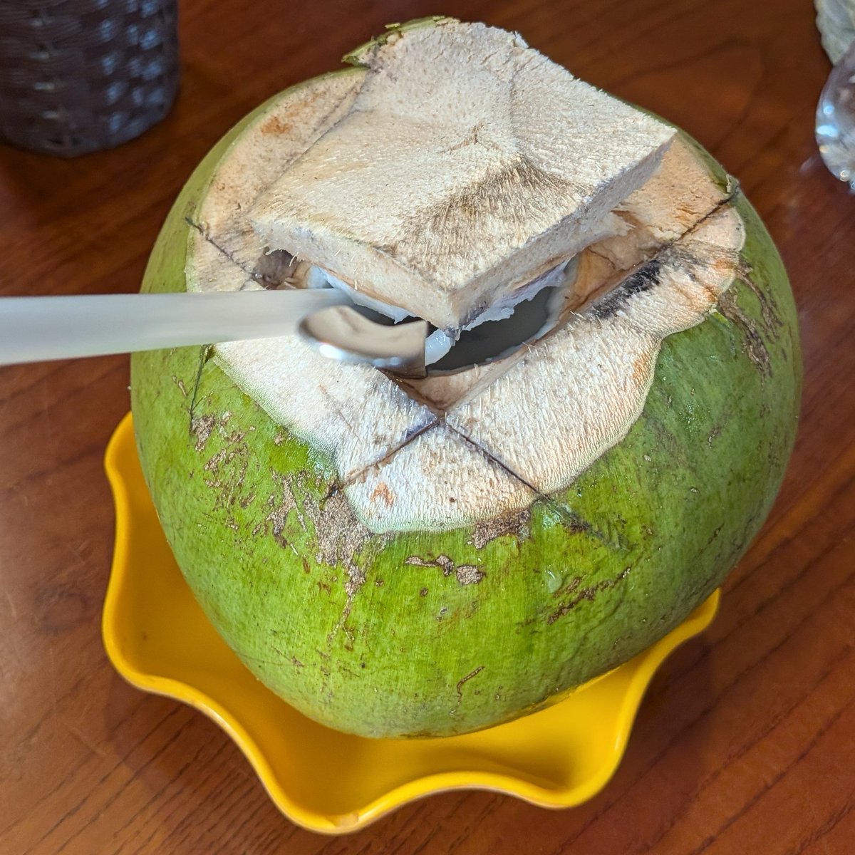 サイパン以来のココナッツジュース