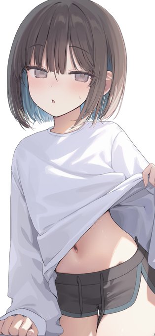 「も〜…うちのおなか好きすぎ…」

(タップしたら太ももとかわいいおてて見れてお得です) 