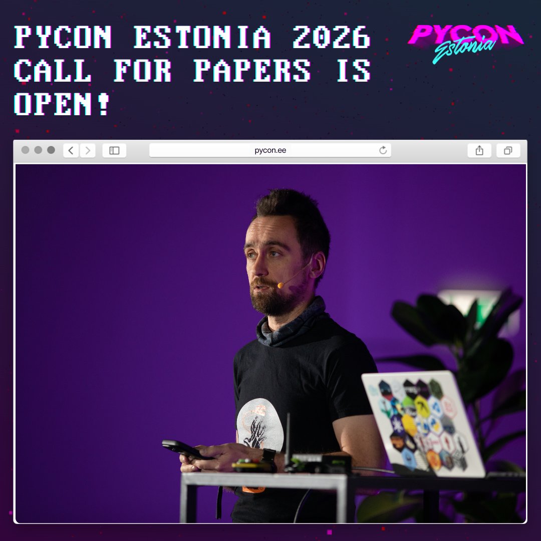 PyCon Estonia tweet media