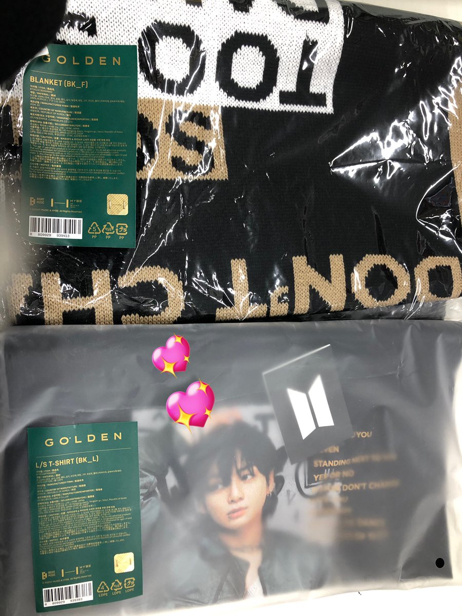 BTS #방탄소년단 【入荷情報】 ジョングク GOLDEN ブランケット T